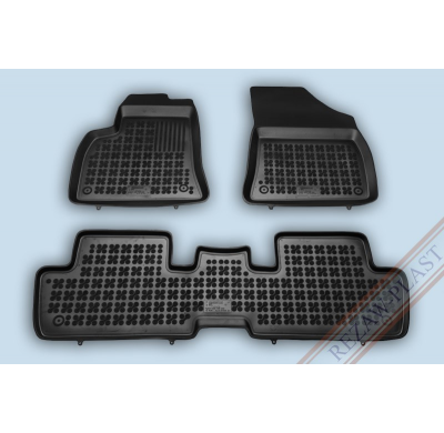 Alfombrillas Goma Negra Peugeot 3008 Desde 2009 3-Piezas