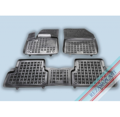 Alfombrillas Caucho Color Negro Con Clips Peugeot 3008  Desde  2016- 3 Piezas