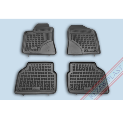 Alfombrillas Goma Negra Toyota Avensis 2003-2009 4-Piezas