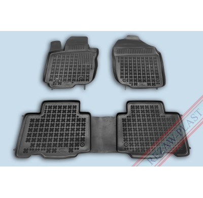 Alfombrillas Goma Negra Toyota Rav4 2006-2012  Versión Americanatoyota Rav4 2006-2012  Versión Americana 3-Piezas