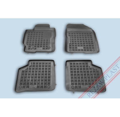 Alfombrillas Goma Negra Toyota Prius Ii Pre-Facelift 2004-2010 4-Piezas