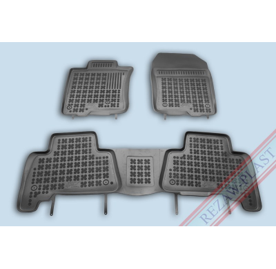 Alfombrillas Goma Negra Toyota Land Cruiser J150 Iv Desde 2010 4-Piezas