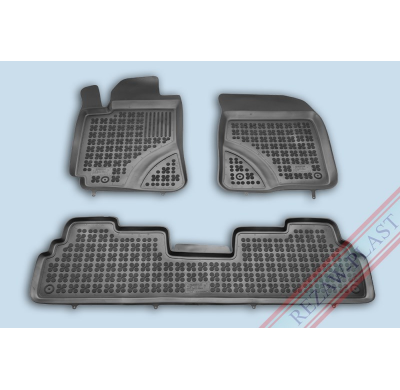 Alfombrillas Goma Negra Toyota Corolla Verso Ii 2004-2009 3-Piezas