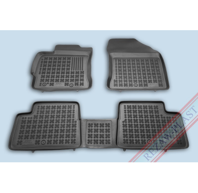 Alfombrillas Goma Negra Toyota Auris Hybrid Desde 2012 3-Piezas