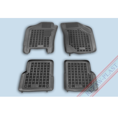 Alfombrillas Goma Negra Fiat Albea Desde 2002 4-Piezas