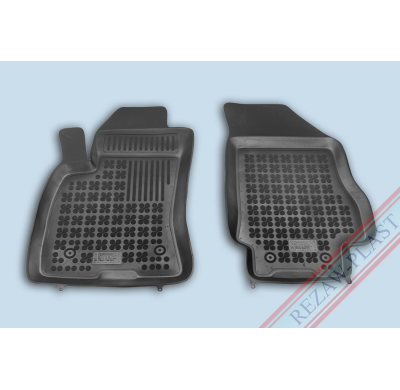 Alfombrillas Goma Negra Fiat Doblo Ii Desde 2009 2 Plazas 2-Piezas