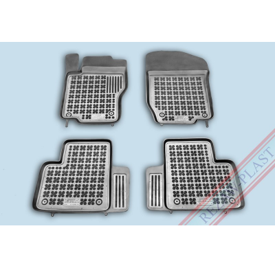 Alfombrillas Goma Negra Mercedes W164 M-Clase 2005-2011 4-Piezas