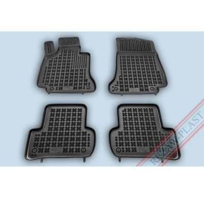 Alfombrillas Goma Negra Mercedes W205 C-Clase Desde 2014 4-Piezas