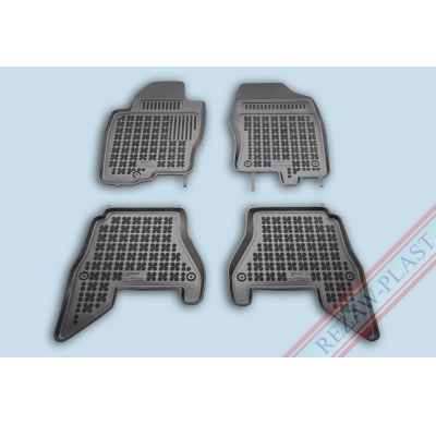 Alfombrillas Goma Negra Nissan Pathfinder Iii Desde 2005 4-Piezas