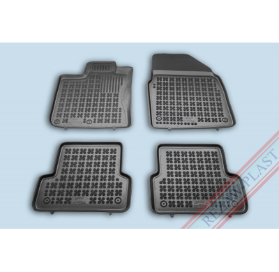 Alfombrillas Goma Negra Nissan Qashqai 2007-2014 4-Piezas