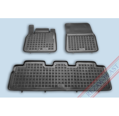Alfombrillas Goma Negra Renault Espace Iv 2002-2014 3-Piezas