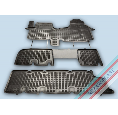 Alfombrillas Goma Negra Opel Vivaro Ii Desde 2014 -Delante, Con Refuerzo En Lado Conductor 1-Pieza