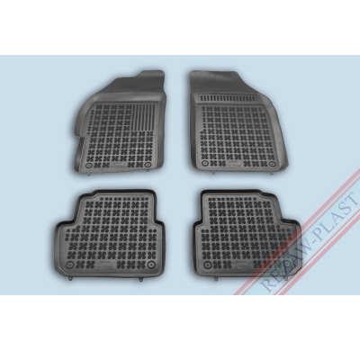 Alfombrillas Goma Negra Chevrolet Spark Ii 2010-2013 4-Piezas