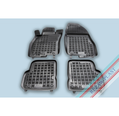 Alfombrillas Caucho Color Negro Con Clips Alfa Romeo Mito 2008-...  4 Piezas