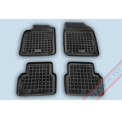 Alfombrillas Goma Negra Saab 9-3 Desde 2002 4-Piezas