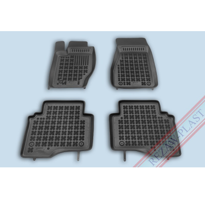 Alfombrillas Goma Negra Jeep Commander 2006 - 2010 4-Piezas