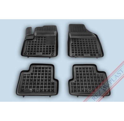 Alfombrillas Goma Negra Jeep Cherokee Kl Desde 2013 4-Piezas