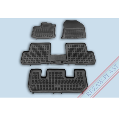 Alfombrillas Goma Negra Renault Dacia Lodgy Desde 2012 4-Piezas