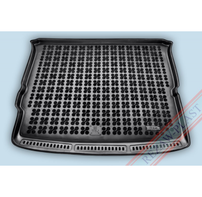 Alfombra / Cubeta De Maletero En Goma Negra Opel Zafira a - 03/1999 - 2005