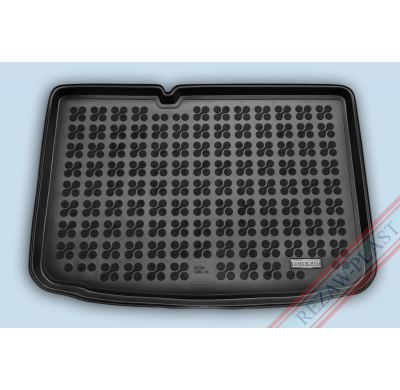 Alfombra / Cubeta De Maletero En Goma Negra Skoda Fabia Iii Hatchback - Desde 2014