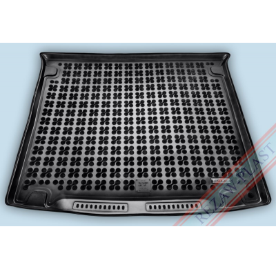 Alfombra / Cubeta De Maletero En Goma Negra Vw Caddy Life 5 Plazas,Adaptable a La Versión De 7 Plazas Sin La Ultima Fila De Asie