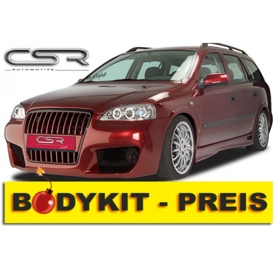 KIT CARROCERIA Opel Astra G Kit carroceria (P. Delantero, P. Trasero, Taloneras, *Otros (*Consultar) ) Referencias incluidas FSK