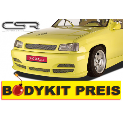 KIT CARROCERIA Opel Corsa A Kit carroceria (P. Delantero, P. Trasero, Taloneras, *Otros (*Consultar) ) Referencias incluidas FSK
