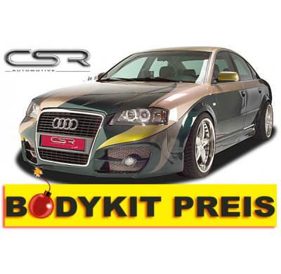 KIT CARROCERIA Audi A6 Kit carroceria (P. Delantero, P. Trasero, Taloneras, *Otros (*Consultar) ) Referencias incluidas FSK153;H