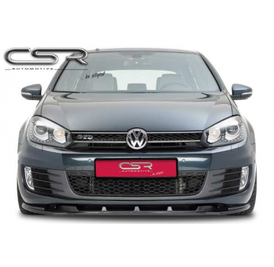 Spoiler añadido delantero imitacion carbono VW Golf 6 GTI GTD CSL007-C