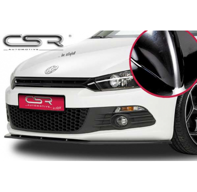 Spoiler añadido delantero Negro brillante VW Scirocco III Typ 13 CSL032-G
