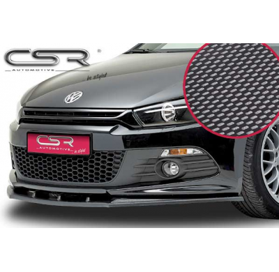 Spoiler añadido delantero imitacion carbono VW Scirocco III Typ 13 CSL033-C