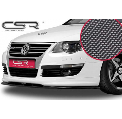 Spoiler añadido delantero imitacion carbono VW Passat 3C B6 R-Line CSL040-C