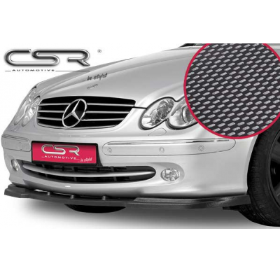 Spoiler añadido delantero imitacion carbono Mercedes CLK W209 CSL070-C