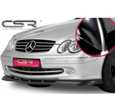 Spoiler añadido delantero Negro brillante Mercedes CLK W209 CSL070-G