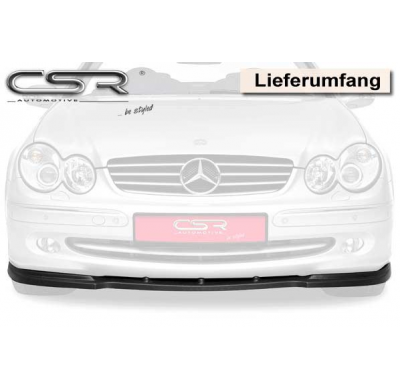 Spoiler añadido delantero imitacion carbono Mercedes CLK W209 CSL070-C