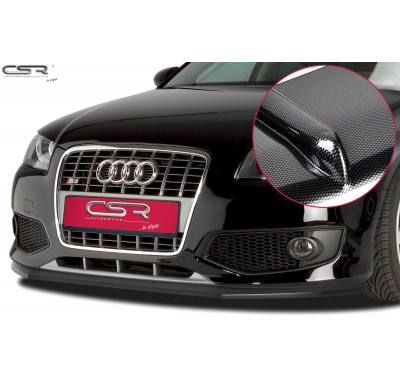 Spoiler añadido delantero imitacion carbono Audi S3 Sportback CSL144-C