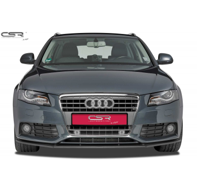 Spoiler añadido delantero Negro brillante Audi A4 B8 CSL160-G