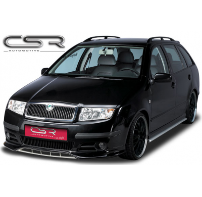 AÑADIDO PARAGOLPES DELANTERO FIBRA VIDRIO Skoda Fabia AÑO 2004-2007  Facelift