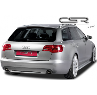 AÑADIDO PARAGOLPES TRASERO FIBRA VIDRIO Audi A6 C6 Typ 4F AÑO 06/2004-2008  Solo Avant, No S6 / RS6
