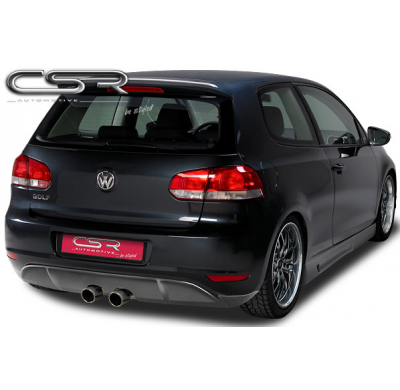 AÑADIDO PARAGOLPES TRASERO FIBRA VIDRIO VW Golf 6 AÑO Desde 2008  No valido para R-Line, GTI, GT, GTD,R32,Variant