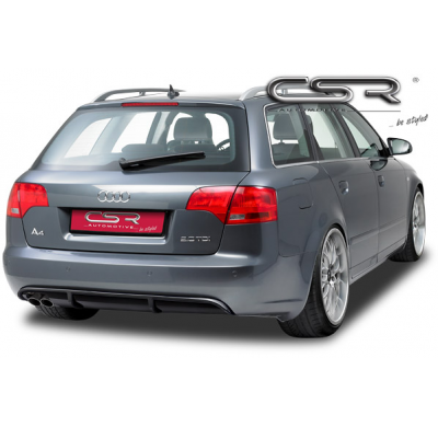 AÑADIDO PARAGOLPES TRASERO FIBRA VIDRIO Audi A4 B7 AÑO 2004-2008  Avant