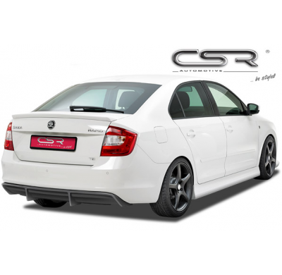 AÑADIDO PARAGOLPES TRASERO FIBERFLEX Skoda Rapid AÑO Desde 2012  Todos modelos