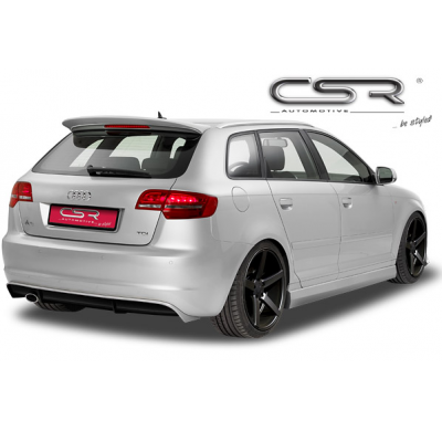 AÑADIDO PARAGOLPES TRASERO FIBERFLEX Audi A3 8P/8PA AÑO 2008-2012  3/5 puertas