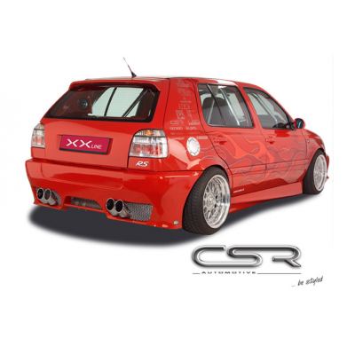 PARAGOLPES TRASERO FIBRA VIDRIO VW Golf 3 AÑO 1991-1997  Hatchback / Cabrio