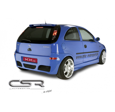 PARAGOLPES TRASERO FIBRA VIDRIO Opel Corsa C AÑO 2000-2006  Hatchback
