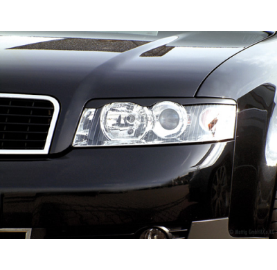 PESTAÑAS FAROS DELANTEROS ABS Audi A4 B6 / 8E Sedan / Kombi / Limousine / Cabrio AÑO  11/2000-12/2004