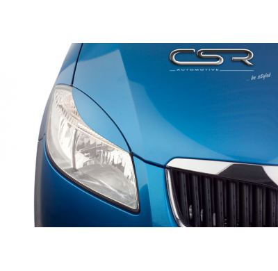 PESTAÑAS FAROS DELANTEROS ABS Skoda Fabia 2 Hatchback AÑO  2006-03/2010