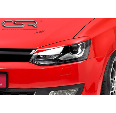 PESTAÑAS FAROS DELANTEROS ABS VW Polo 5 Typ 6R Todos modelos AÑO  Desde 2009