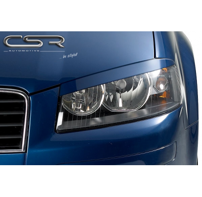 PESTAÑAS FAROS DELANTEROS ABS Audi A3 8P Todos modelos AÑO  2003-2005