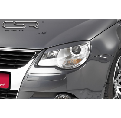 PESTAÑAS FAROS DELANTEROS ABS VW  Eos Cabrio AÑO  2006-07/2010
